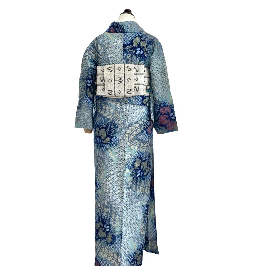 ★yuiです★お洒落　身丈157 有松絞り　絞り染め　絞り浴衣　NO48