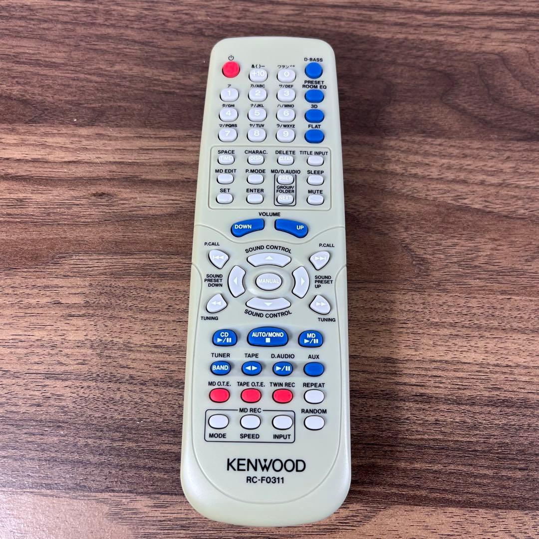 KENWOOD RXD-SV3MD ミニコンポ リモコン付き