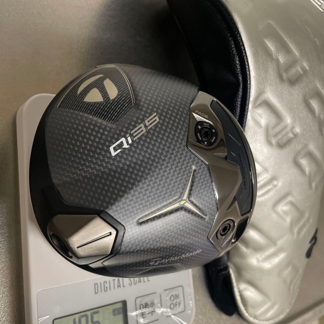 美品　テーラーメイド　Qi35 LSドライバー9.0 ヘッドのみ　ヘッドカバー付