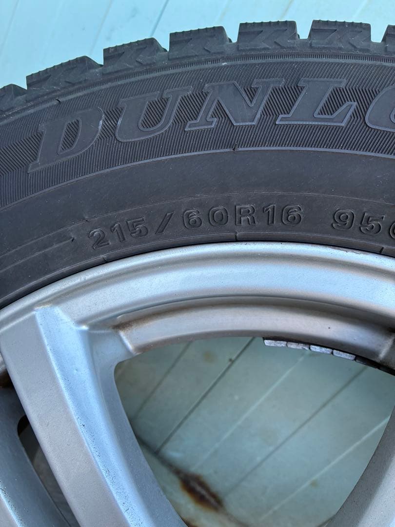 DUNLOP スタッドレスタイヤ 215/60R16 ホイールセット 16インチ