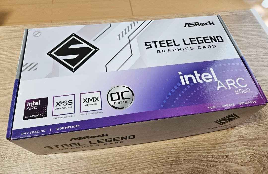 ASRock Steel Legend intel Arc B580 OC版