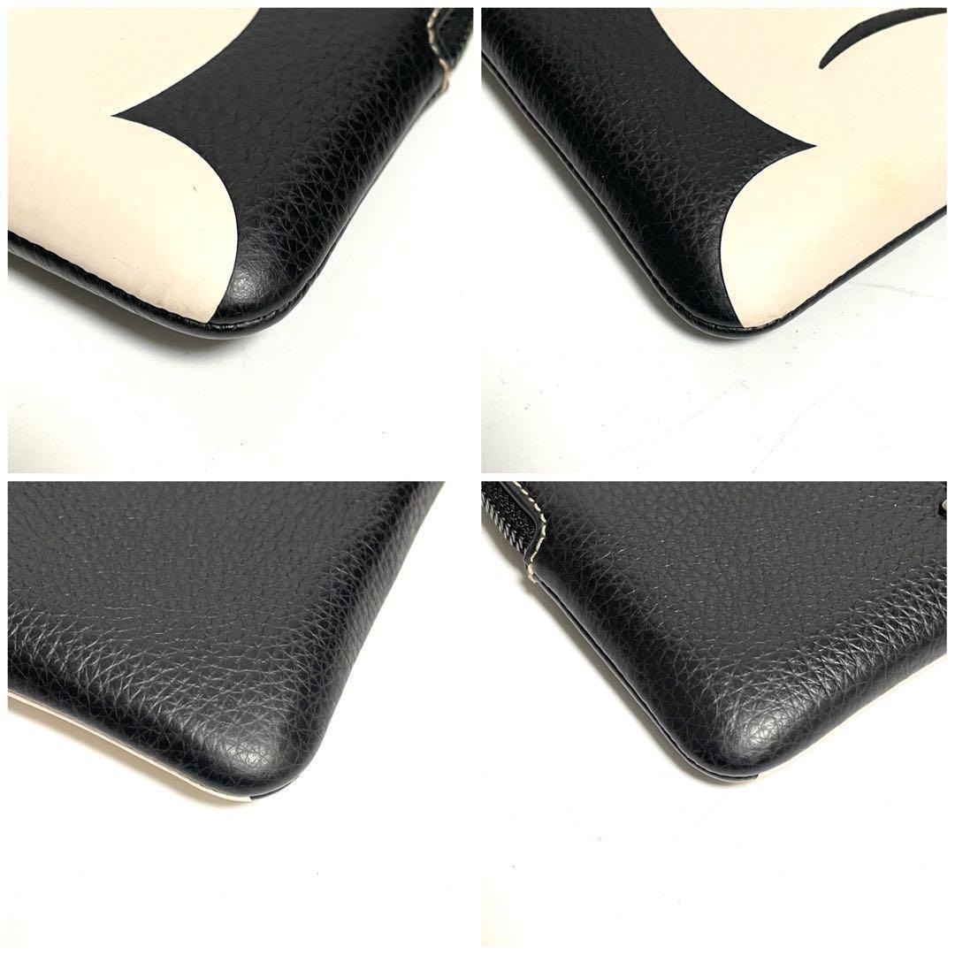 ✨未使用品✨DISNEY×COACHコーナージップ ポーチ ウインクミッキー