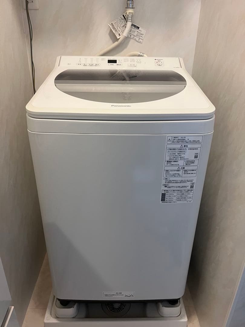 【Panasonic】全自動洗濯機8kg 2021年度製