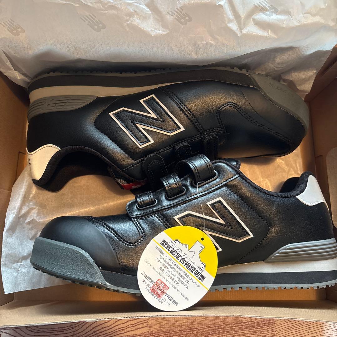 ニューバランス 安全靴 ブラックNY-282 27.５cm未使用