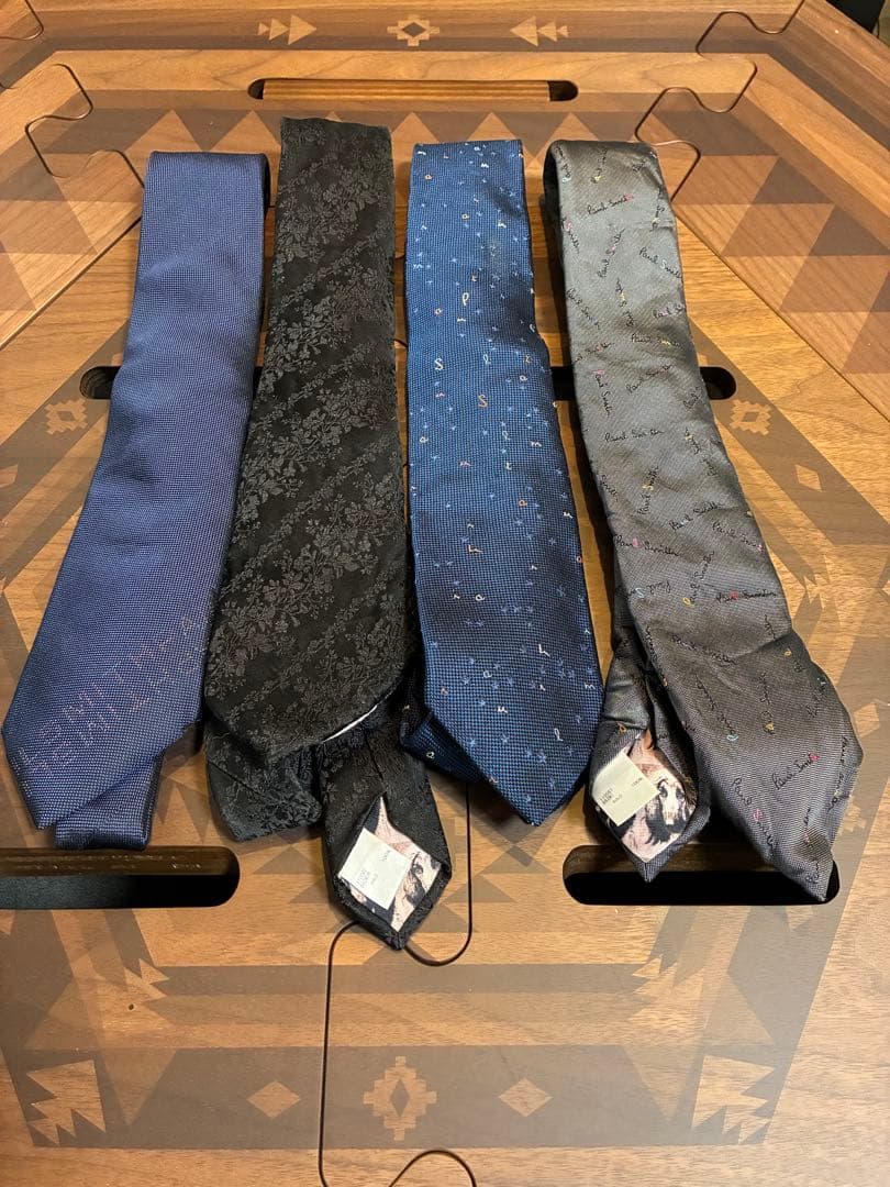 ポールスミス　ネクタイ4本 タイピン4本