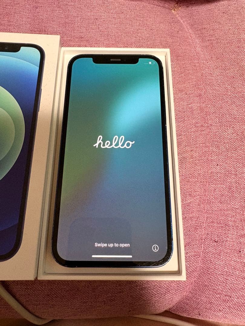 Apple iPhone 12 青色 本体