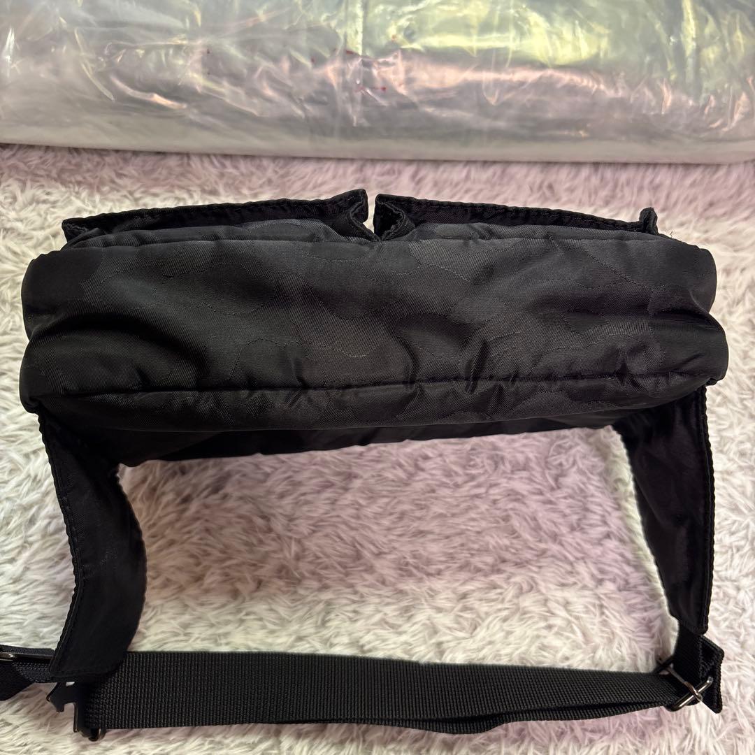 J*K様 希少 ポーター×エイプ コラボ ボディバッグ ウエストポーチ ブラック