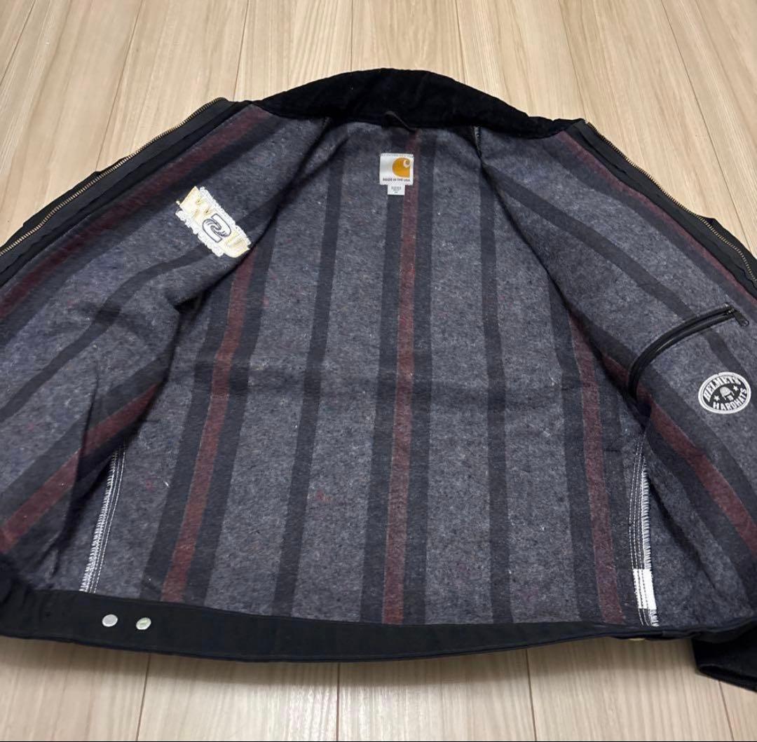 carhartt デトロイトジャケット　USA製 ブラック