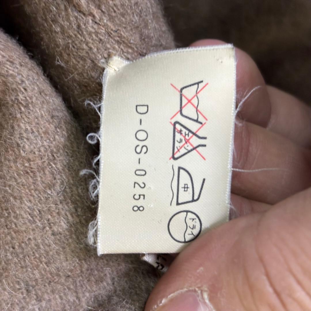 美品　Agnona イタリア製　ウール　ファー　ブラウンジャケット