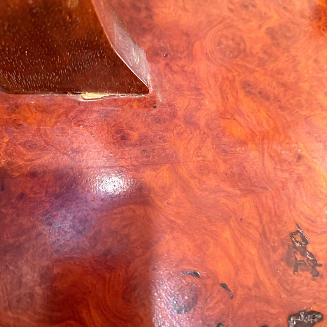 KZ014 花梨材 瘤玉　一枚板　座卓　唐木　ローテー ブル リビングテーブル