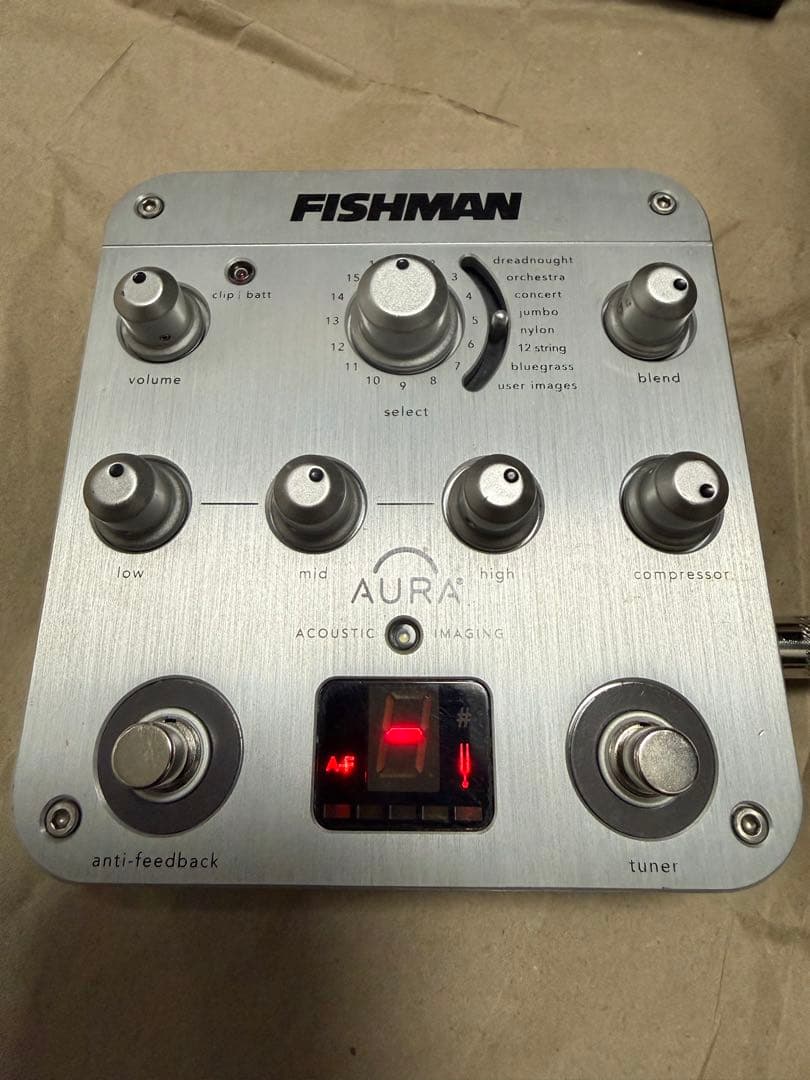 Fishman Aura Spectrum DI フィッシュマンプリアンプ／DI