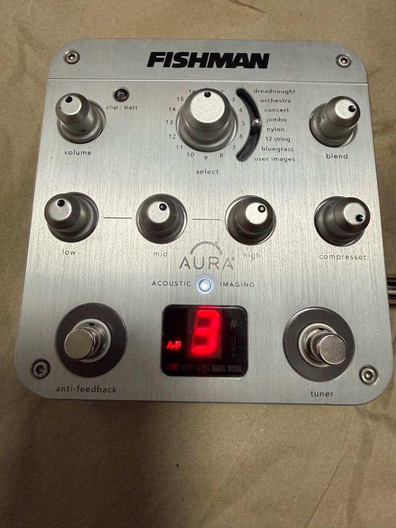 Fishman Aura Spectrum DI フィッシュマンプリアンプ／DI