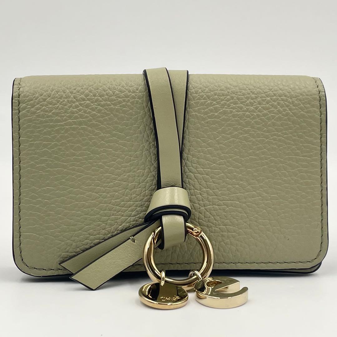 未使用級✨Chloe ALPHABET BUSINESS CARD HOLDER