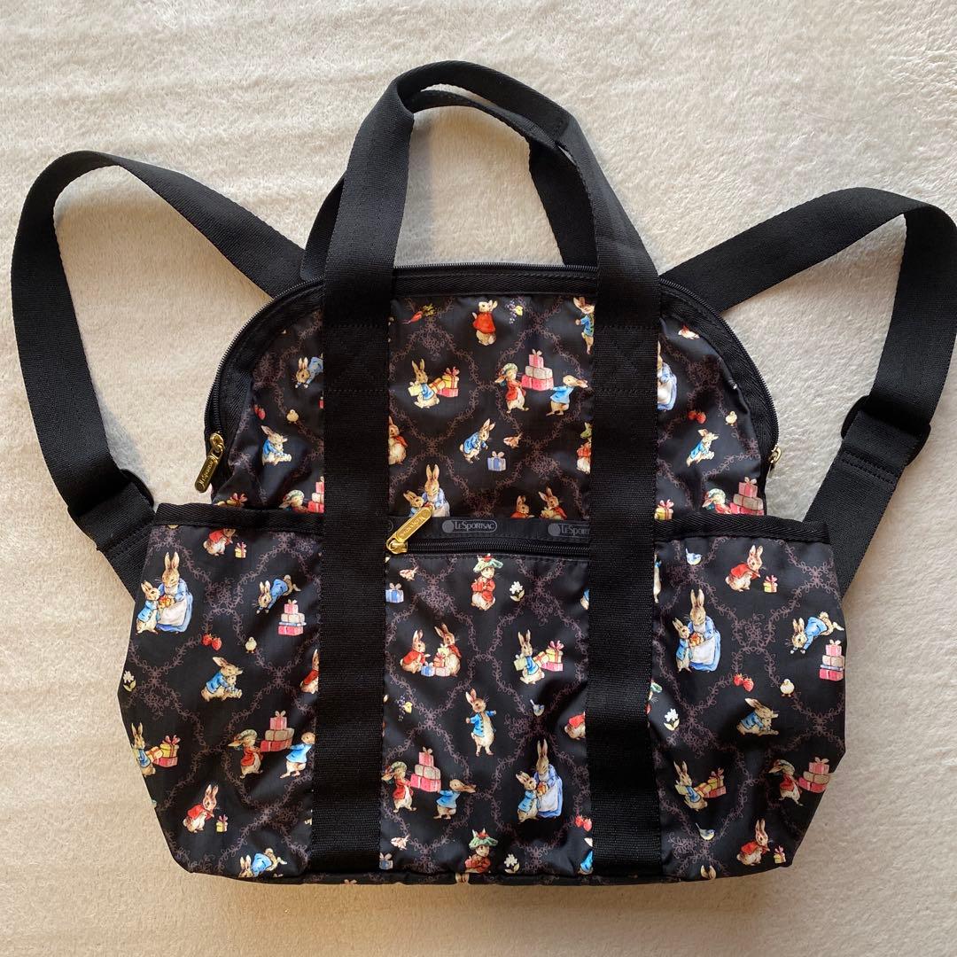美品　LESPORTSAC ピーターラビット　2way リュック
