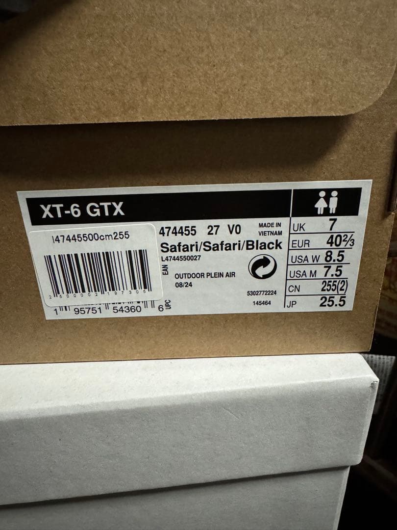 靴 SALOMON XT-6 GORE-TEX