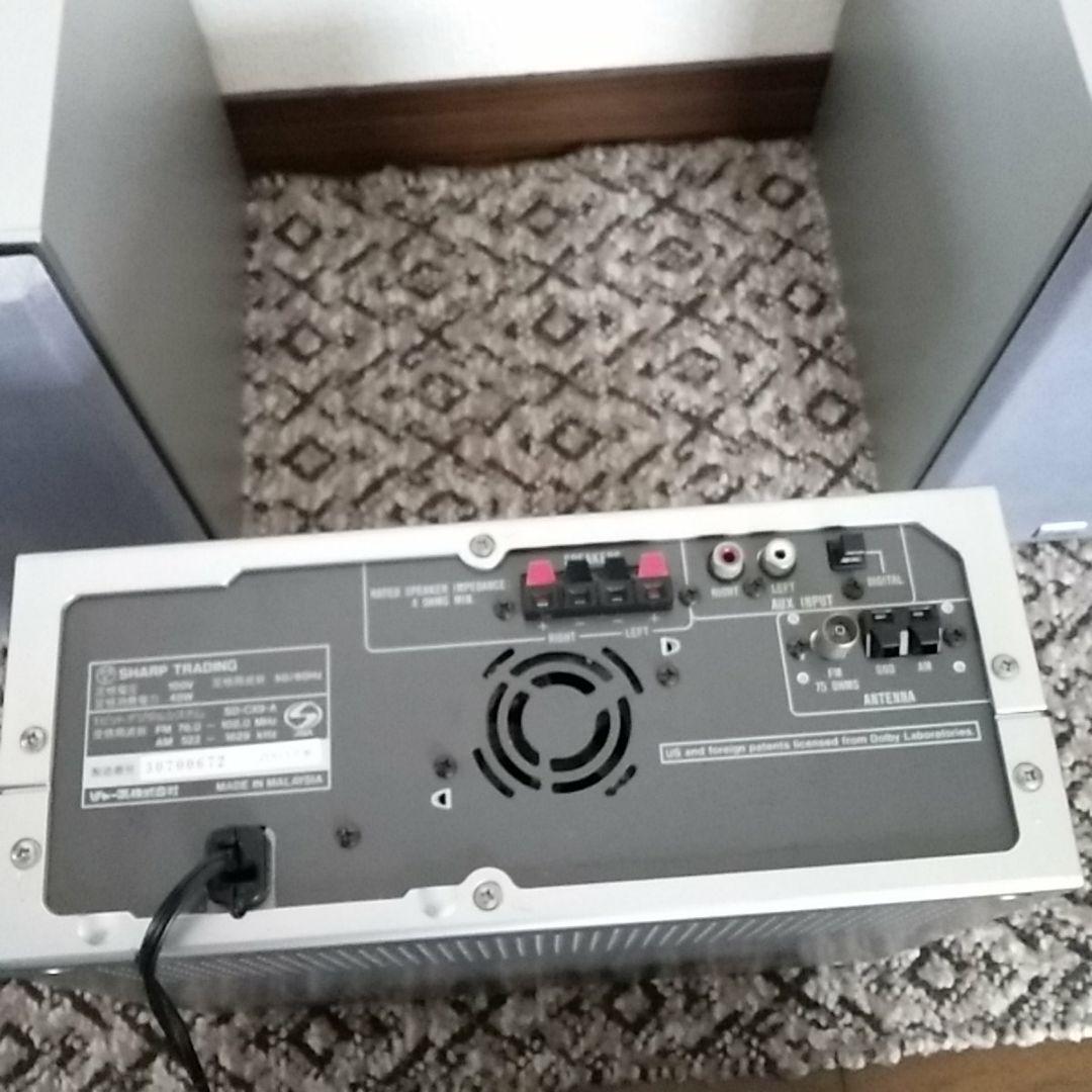 シャープ SHARP 1bit ミニコンポ SD-CX9 中古