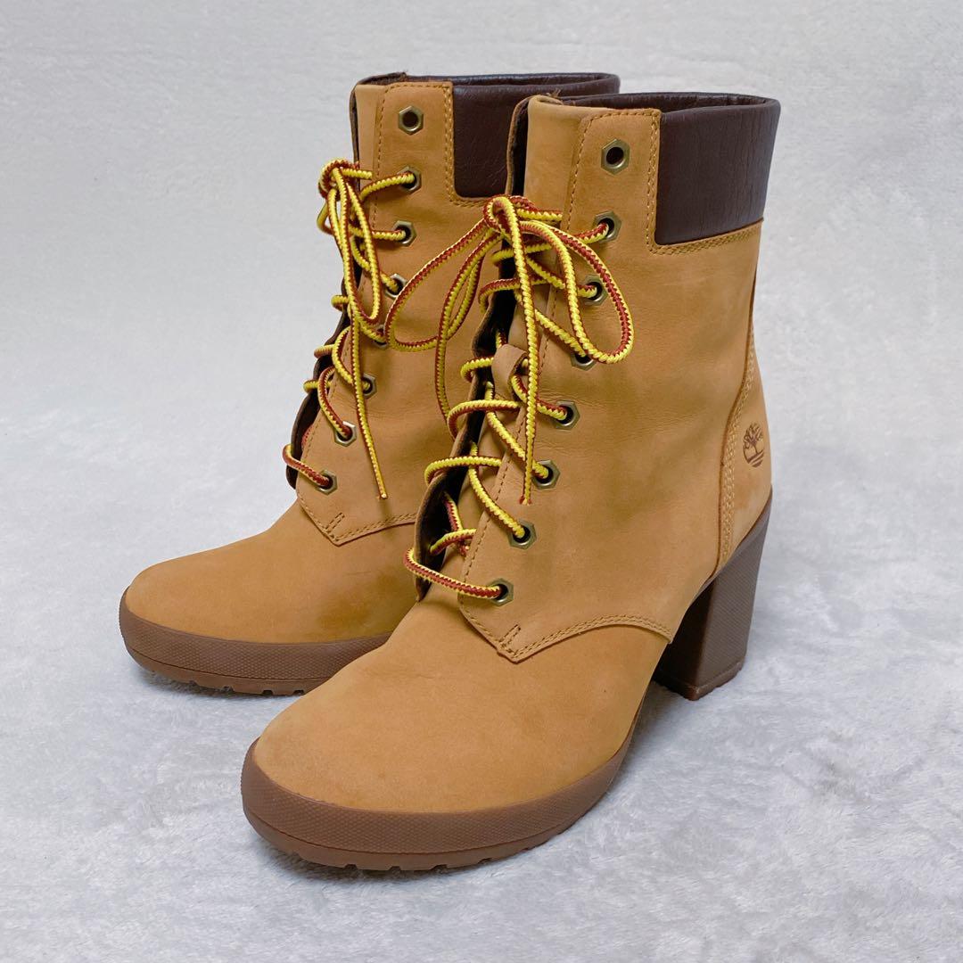 希少　ティンバーランド　アリントン　24cm　ハイヒール　ブーツ　グランシー