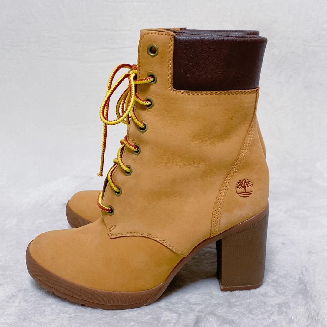 希少　ティンバーランド　アリントン　24cm　ハイヒール　ブーツ　グランシー