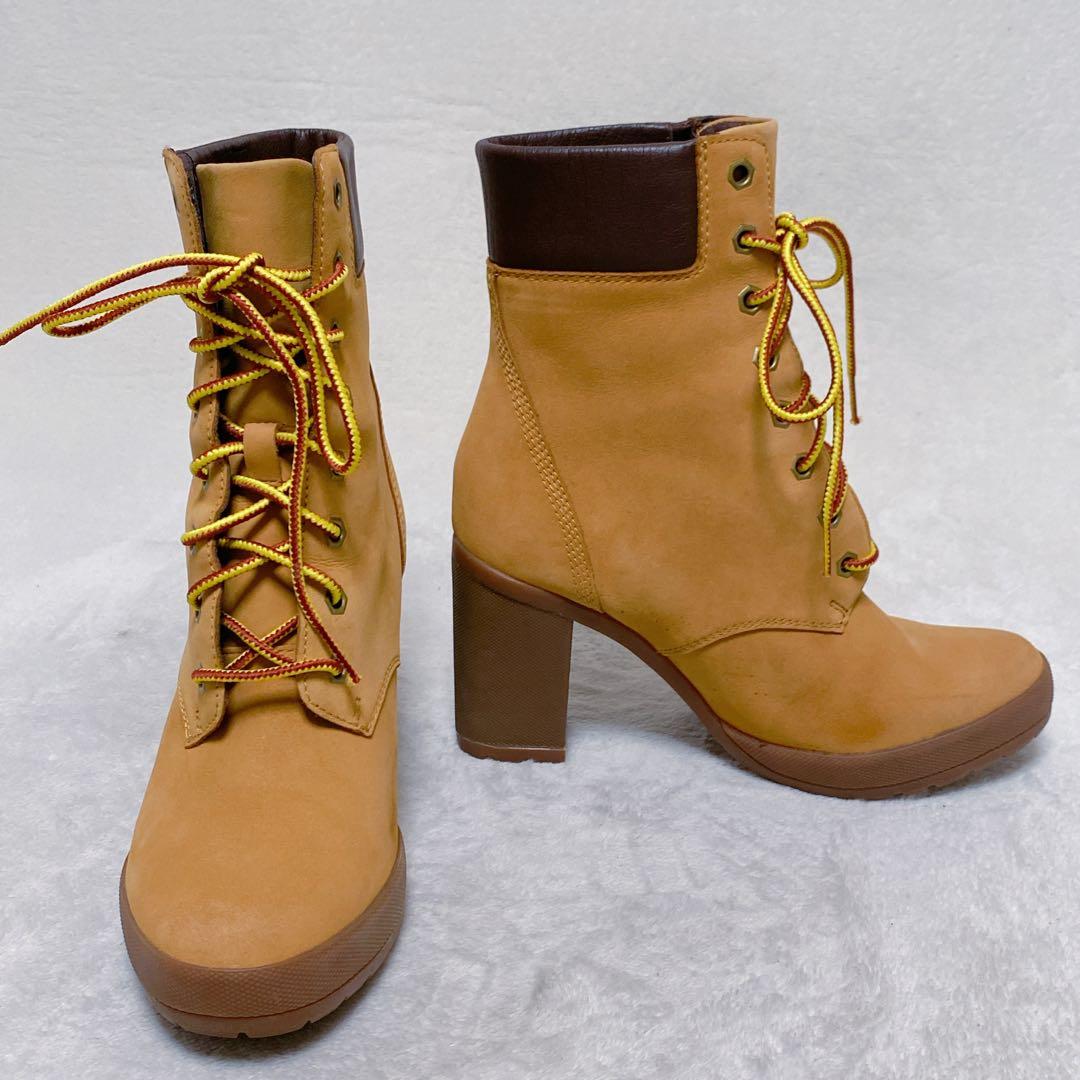 希少　ティンバーランド　アリントン　24cm　ハイヒール　ブーツ　グランシー