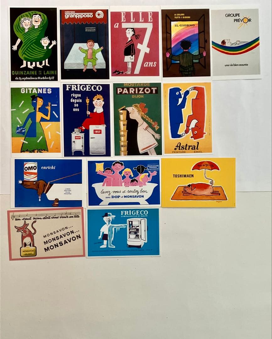 【希少】サヴィニャック/Savignac ポストカード　全69枚セット