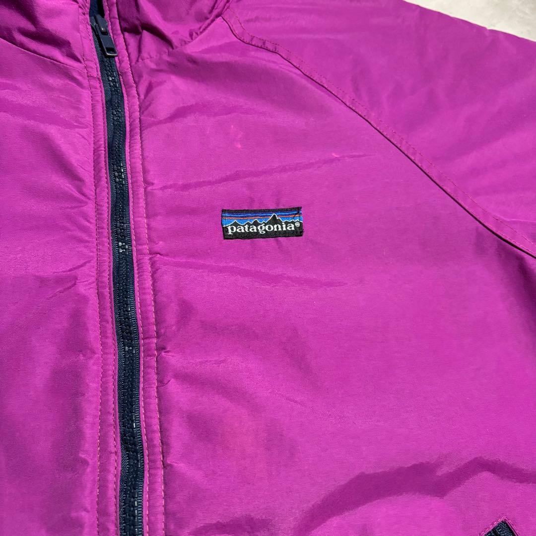 90s patagonia パタゴニア　シェルドシンチラジャケット　紫　USA