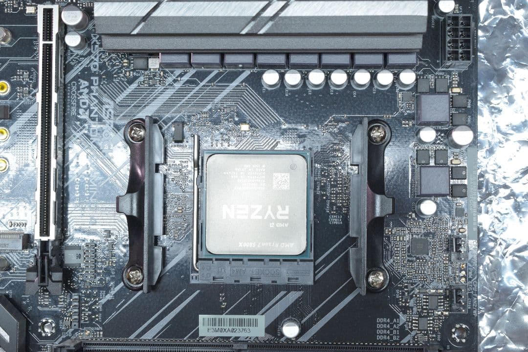 Ryzen7 5800X、ASRock X570 PG4 セット