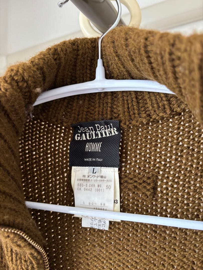 jean paul gaultier homme ドライバーズニット