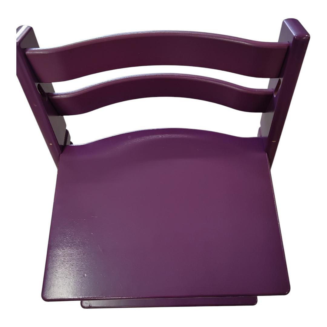 ストッケ ベビーチェア トリップトラップ STOKKE パープル S/N5