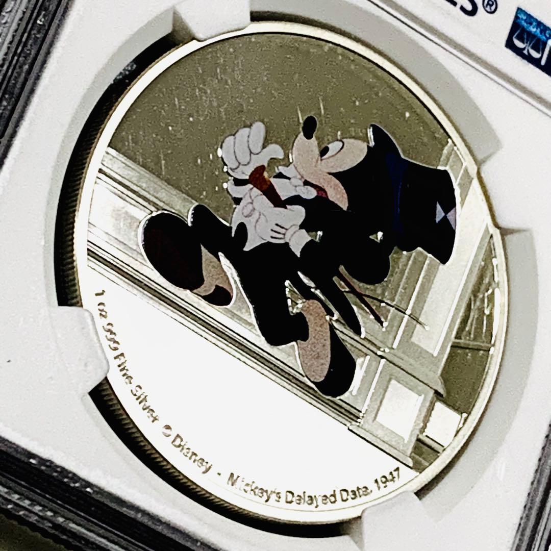 ◆PR70UC ER◆2017　ミッキー　ニウエ　NGC 1オンス銀貨