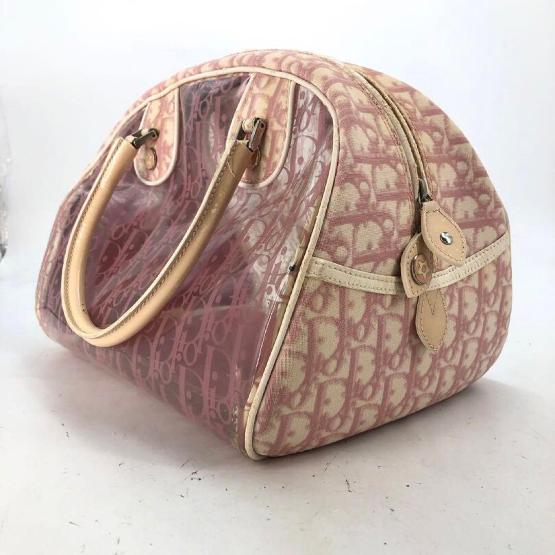 ディオール ハンド ミニボストンバッグ ビニール プール トロッターFS236