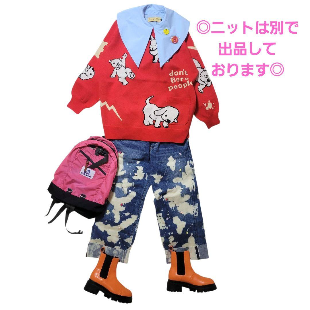 ♡受注生産♡トーマスマグパイ♡ ビッグカラー シャツ サックス