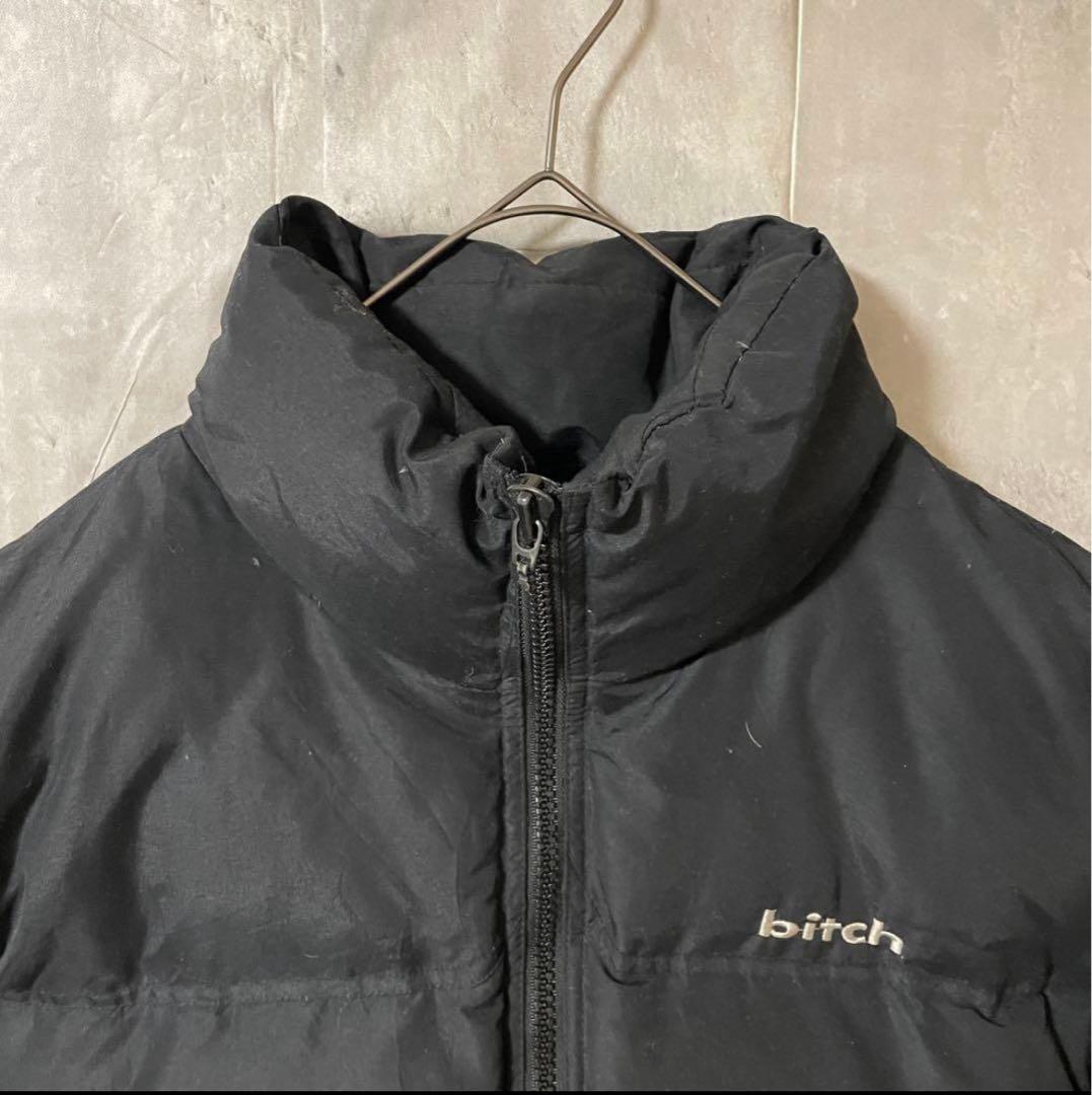 bitchskateboardsビッチスケートボーダーズ ダウンジャケット黒希少