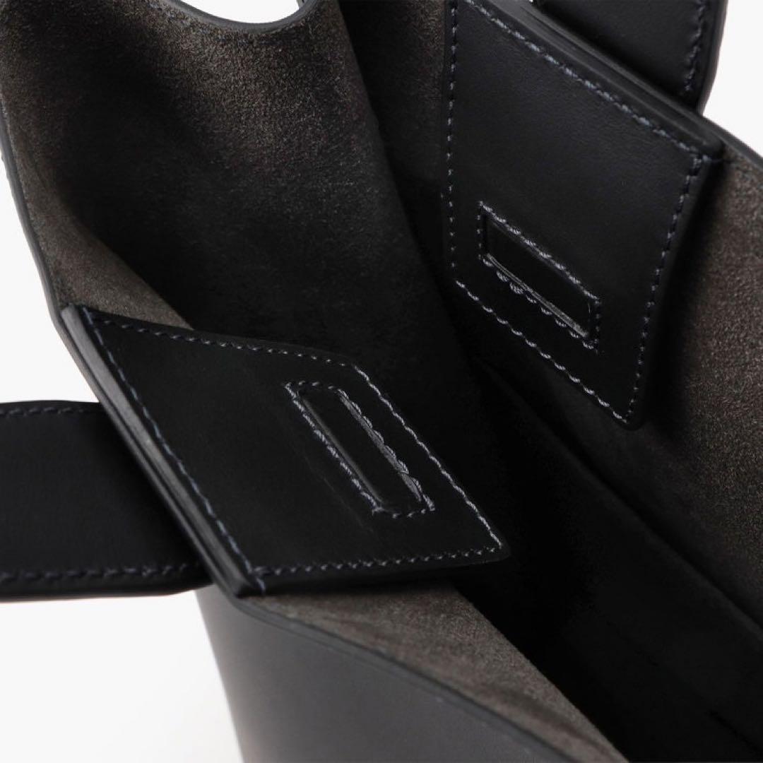 ラ*ビ様 FARO グレー レザー トート Calma Tote TalI Ne