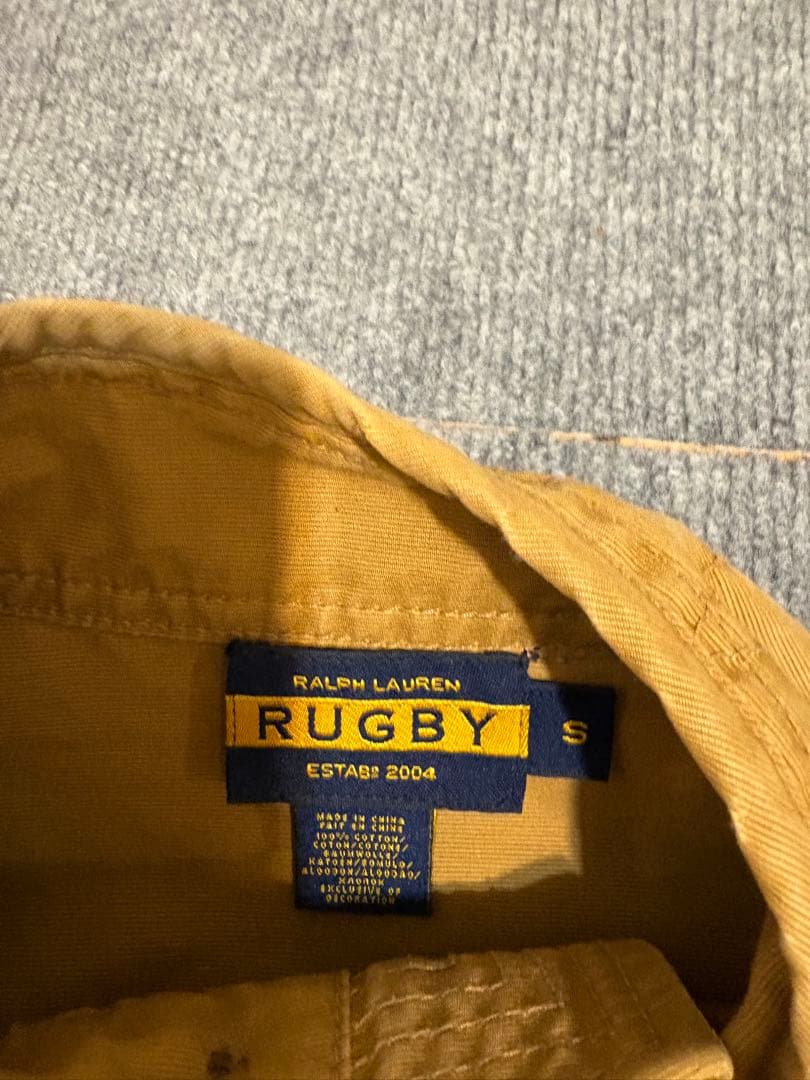 希少 Rugby Ralph Lauren ベージュジャケット Sサイズ