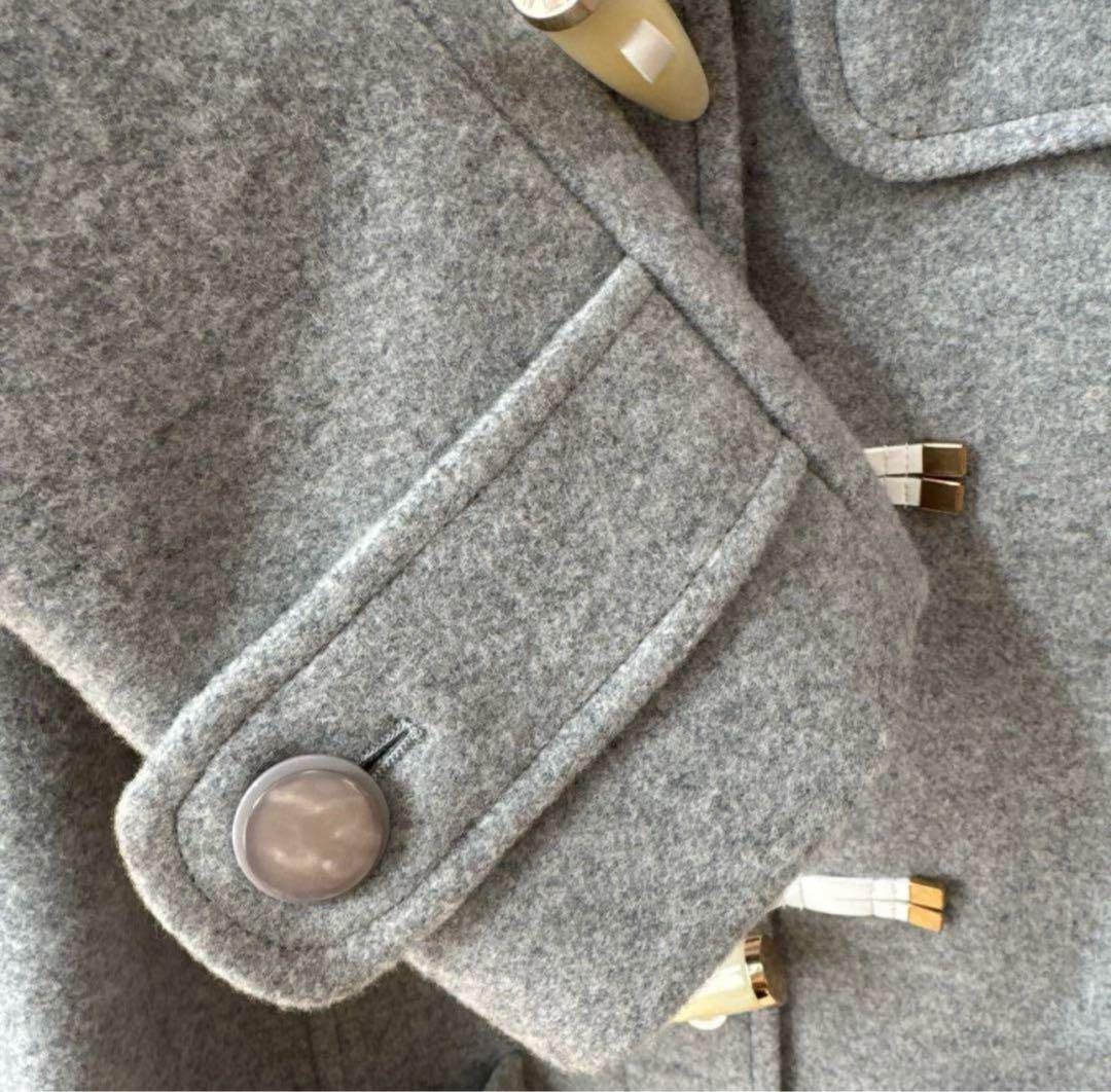 【rara】メゾピアノ/ファー付きダッフルコート/140/グレー