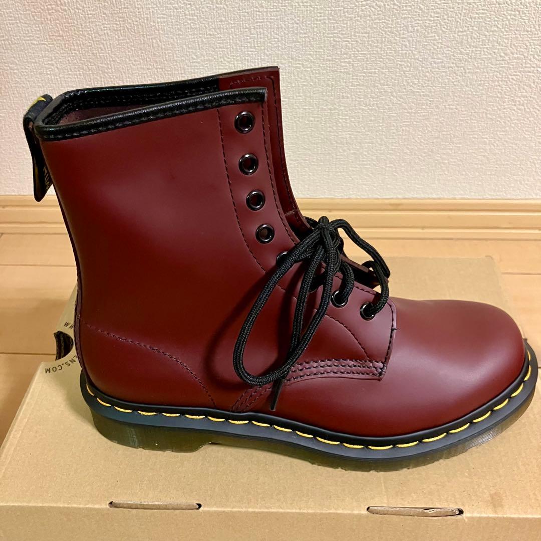 美品 ドクターマーチン 1460 チェリーレッド 8ホール UK6