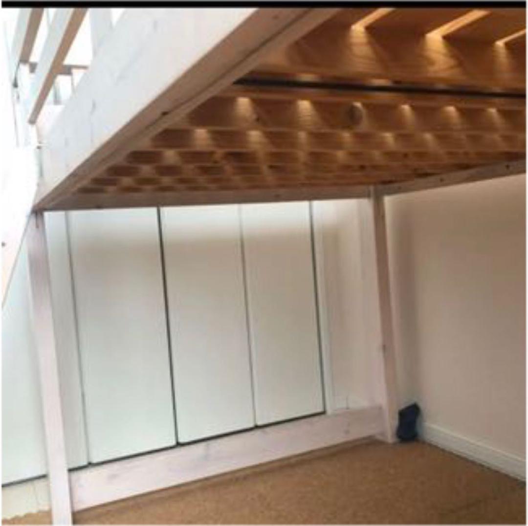 引き取り限定　　ローロフトベット　ホワイトパイン素材　ヴィンテージ