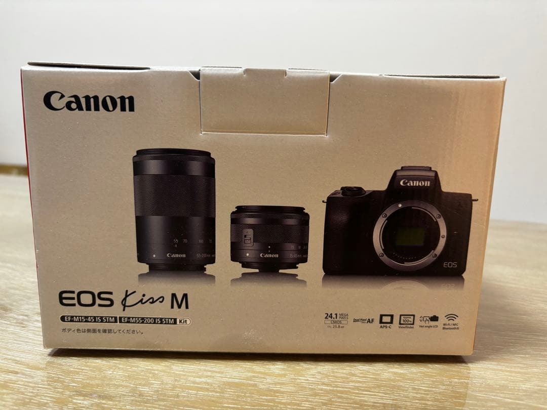 Canon ミラーレス一眼 EOS kiss M ダブルレンズキット