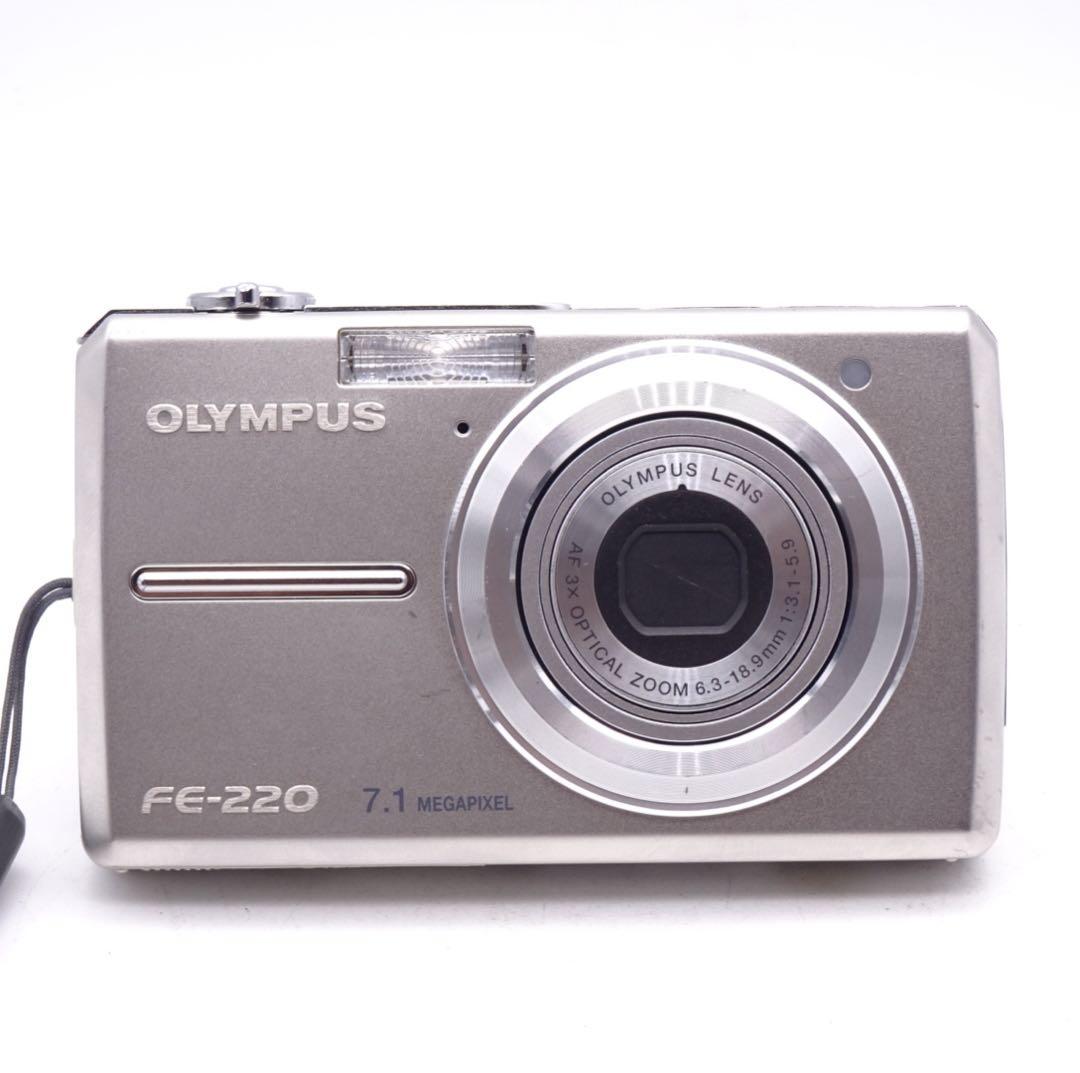 【動作確認済】 OLYMPUS FE-220 コンパクトデジタルカメラ レトロ