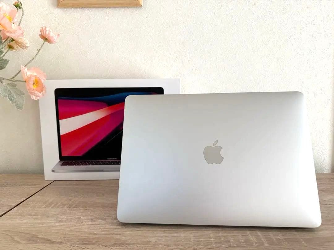 MacBook Pro 13インチ シルバー 箱、カバー付き