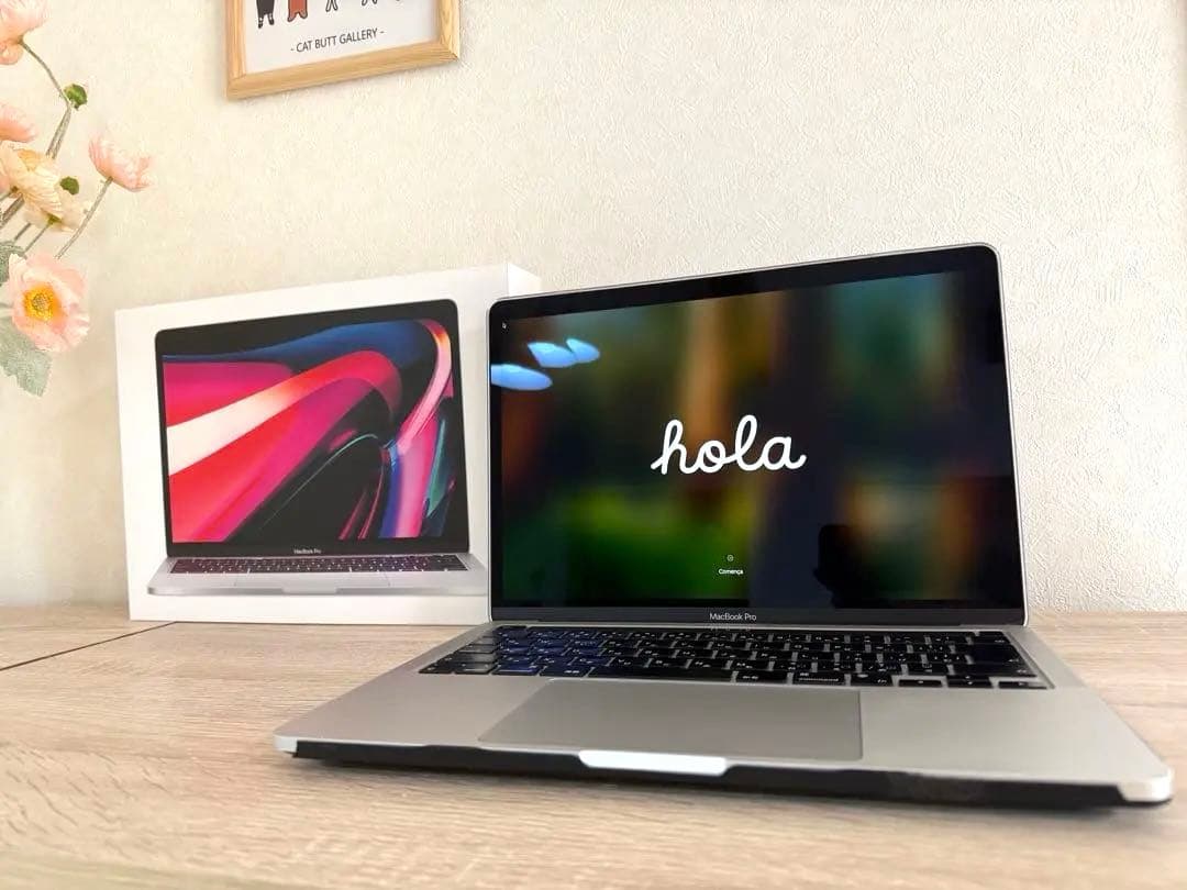 MacBook Pro 13インチ シルバー 箱、カバー付き