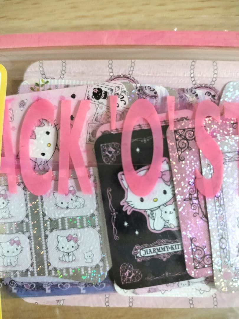 ☆当時物‼️激レア‼️チャーミーキティ　シール31種101枚♥️未開封未使用☆