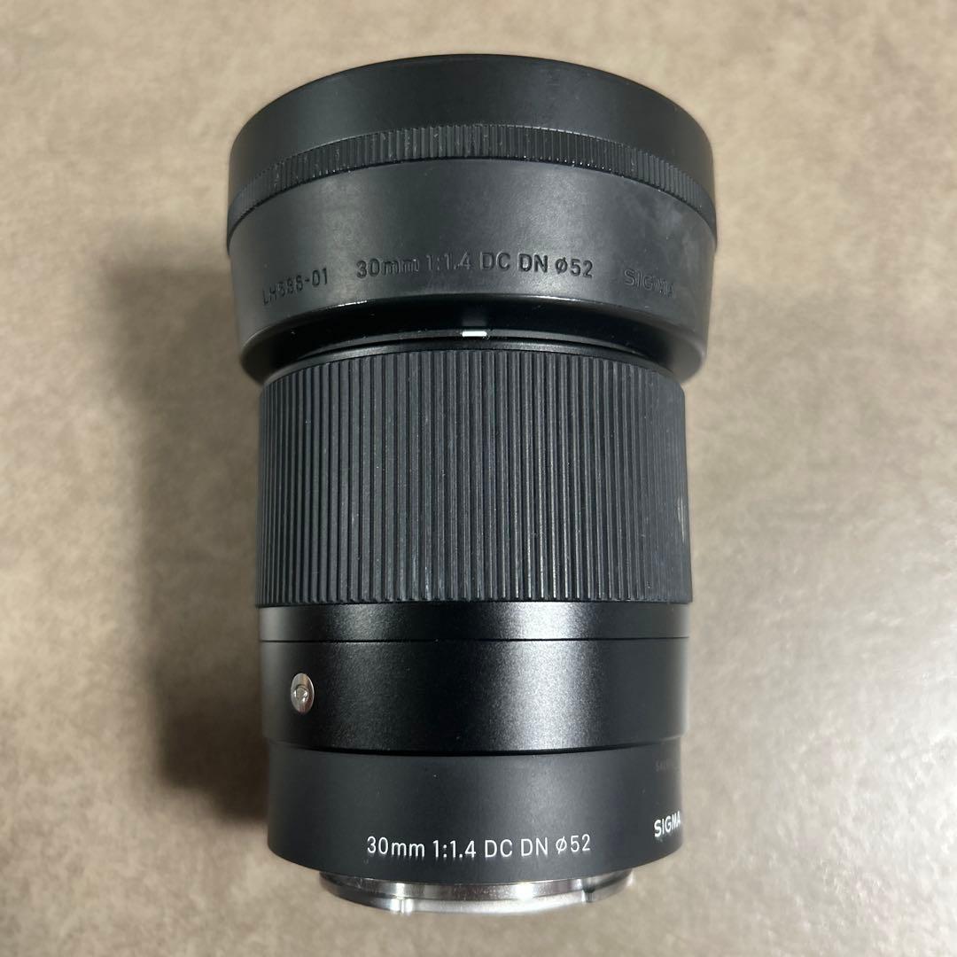 SIGMA 30mm F1.4 DC DN レンズ 52mm Eマウント