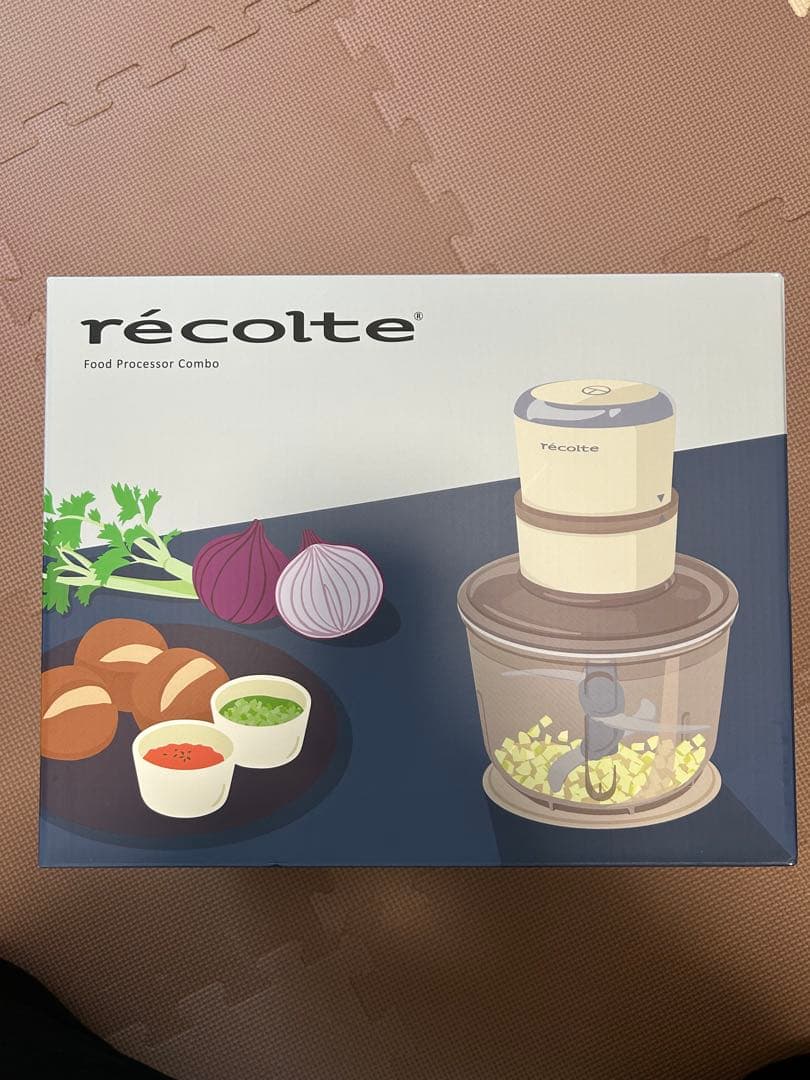 ☆新品未使用品☆【レコルト】フードプロセッサー コンボ