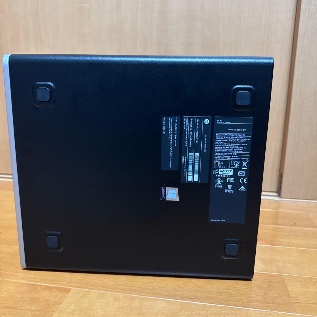 HP ProDask 600 GS SFF ディスクトップパソコン