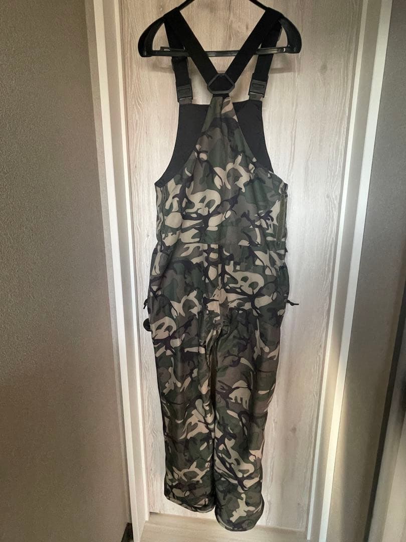 エアブラスター スノーボードウェア 紺 迷彩 上下 セット