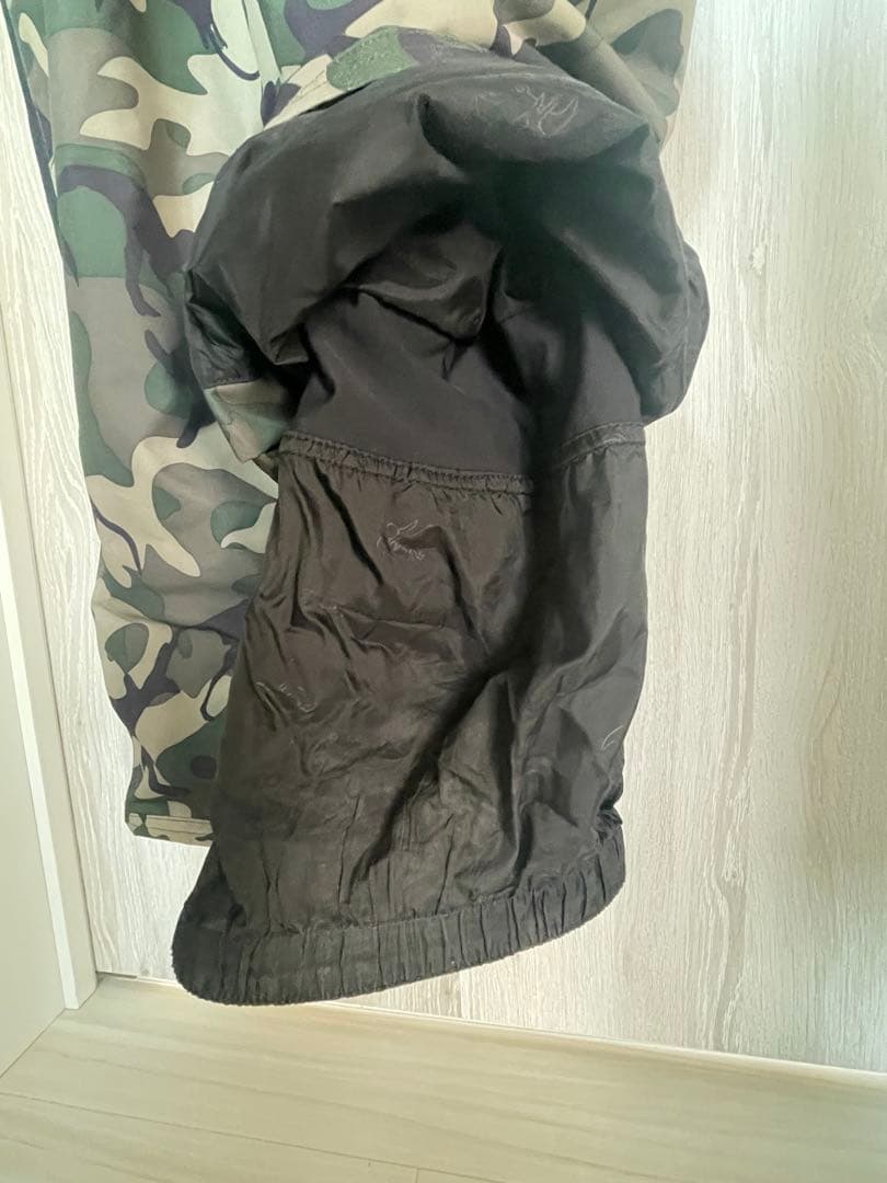 エアブラスター スノーボードウェア 紺 迷彩 上下 セット