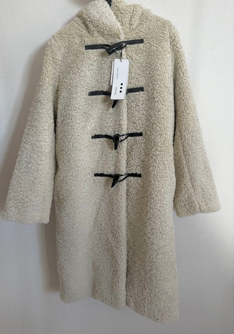 新品未使用 three dots ボア ダッフルコート X-Small
