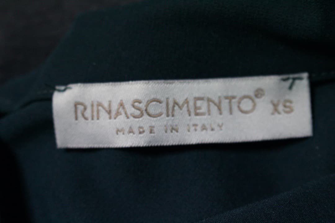 RINASCIMENTリナシメント　ワンピース XS　グリーン　美品　イタリア製