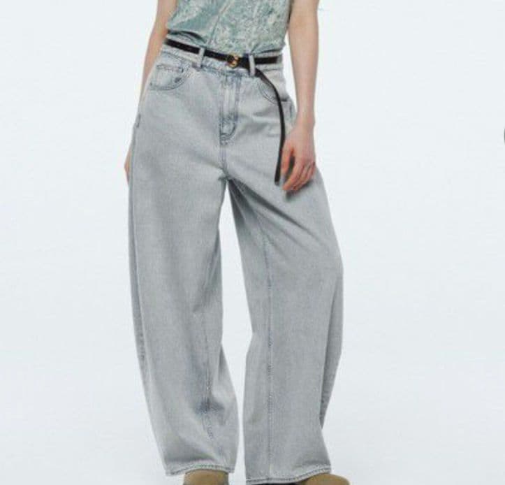 ☆限定sale☆【ADAM ET ROPE'】バックタックワイドデニム